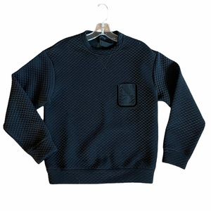 N21 Waffled Sweatshirt with Pocket Numero Ventuno